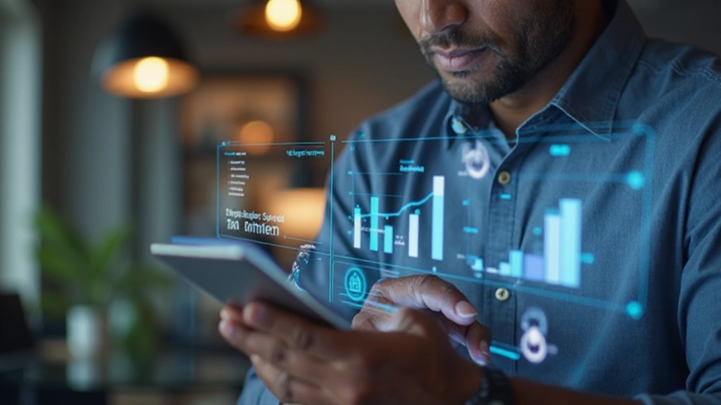 Data visualization showing keyword research metrics, search volume graphs, and competitive analysis dashboard