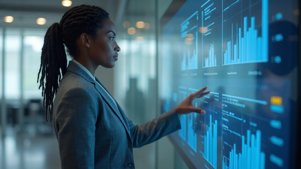 Detailed dashboard displaying various marketing metrics including conversion rates, customer acquisition costs, and revenue trends